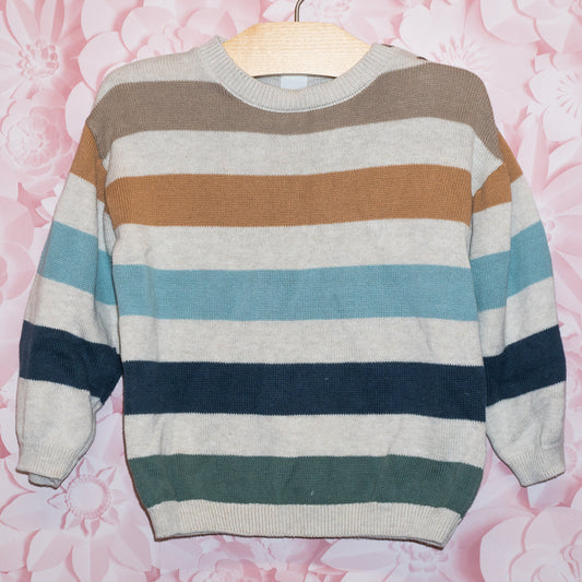 Striped Knit Sweater Size 3T