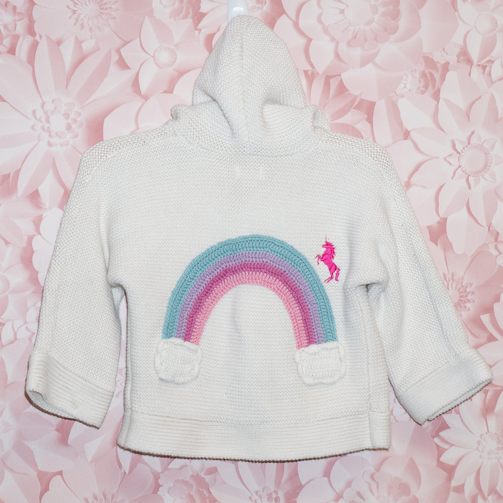 Rainbow Cardigan Size 12-18m