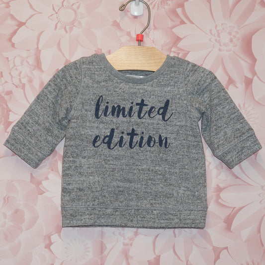 Limited Edition Sweatshirt Size 3m