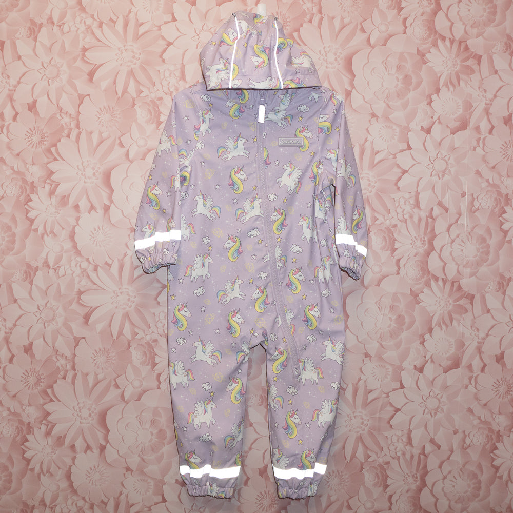 Unicorn Rain Suit Size 4