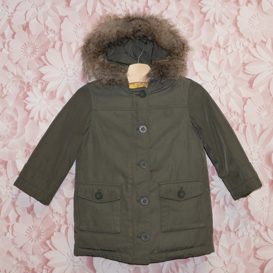 Fur Hood Coat Size 4T