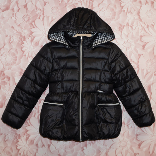Reversible Houndstooth Puffer Coat Size 7/8