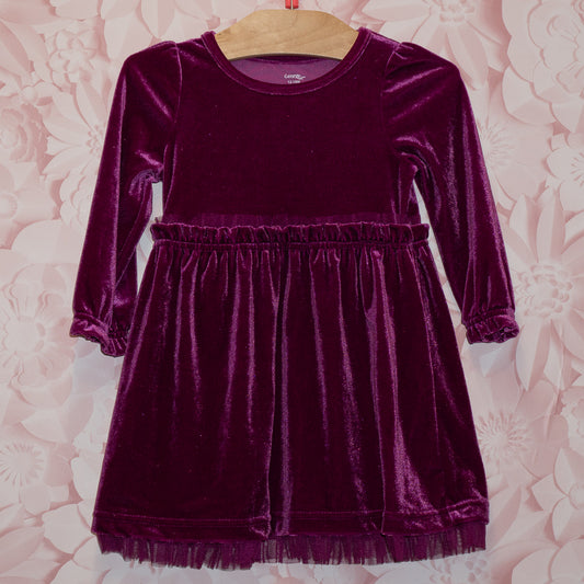 Velour Dress Size 12-18m