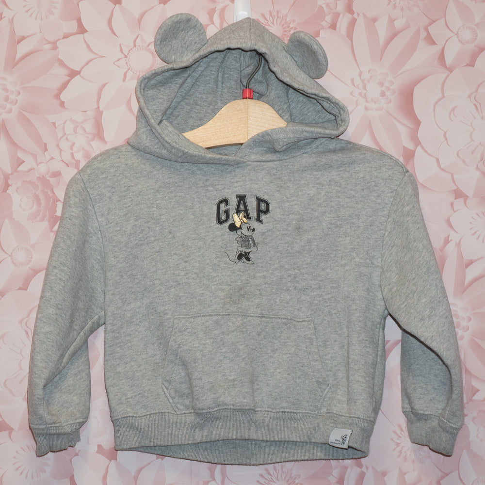 Minnie Mouse Gray Hoodie Size 4