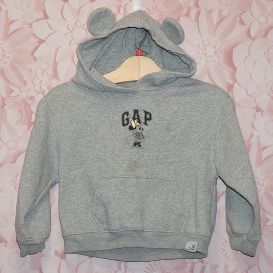 Minnie Mouse Gray Hoodie Size 4