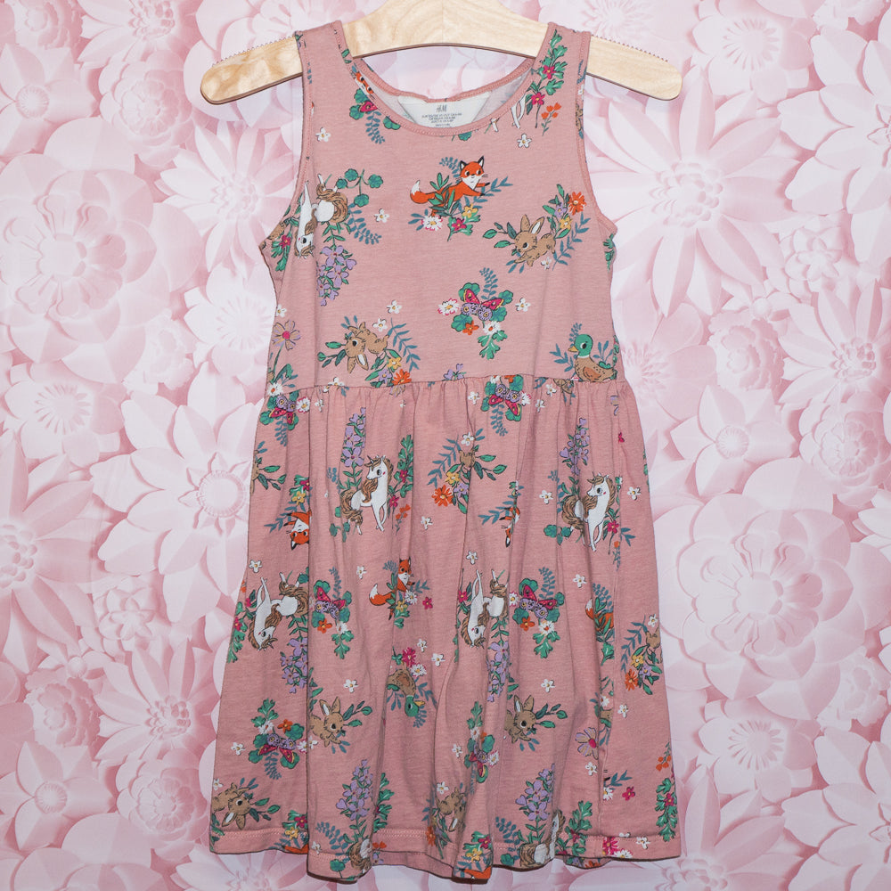 Woodland Unicorn Dress Size 6x/7