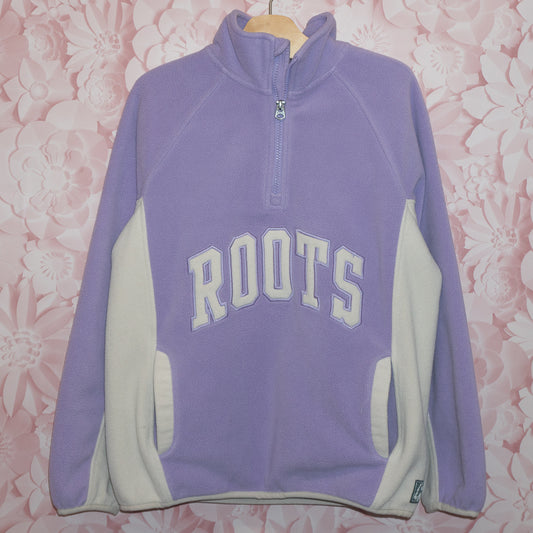 Roots Fleeze Half-zip Size 11-12y