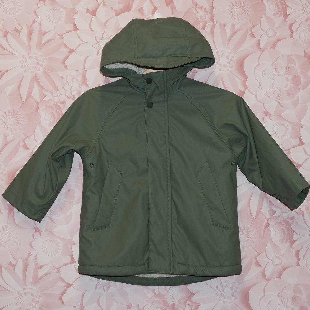 Sherpa-Lined Raincoat Size 18-24m