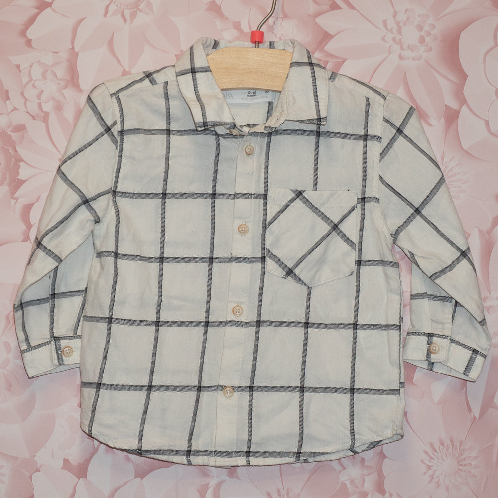 Lightweight Square Shirt Size 12-18m