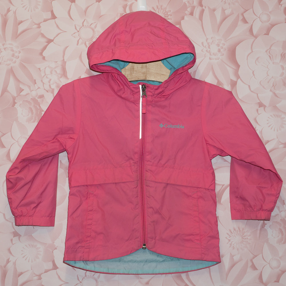Pink Columbia Windbreaker Size 3T