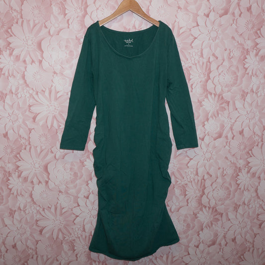 Green T-shirt Maternity Dress Size L