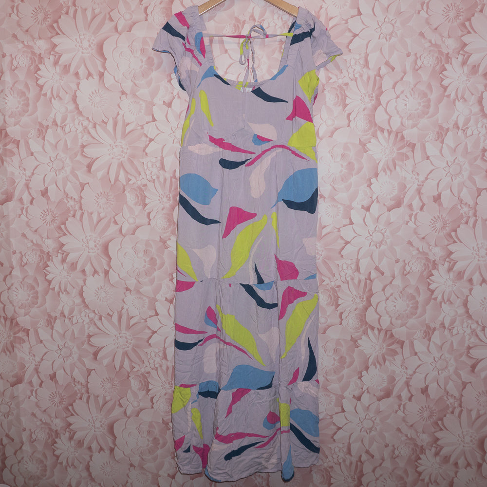 Patterned Maternity Dress Size M