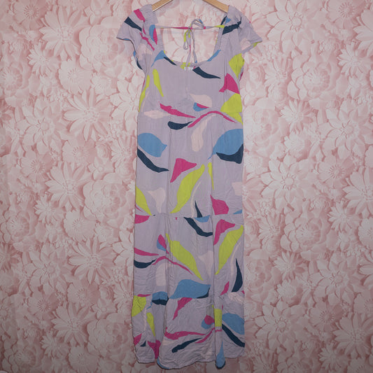 Patterned Maternity Dress Size M