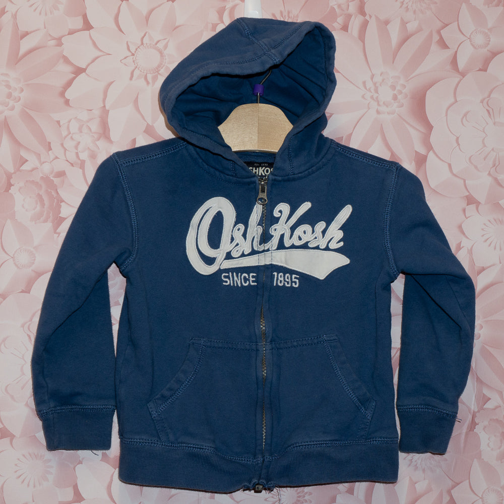OshKosh Logo Zip Hoodie Size 5T