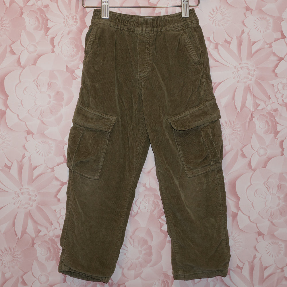 Lined Corduroy Cargo Pants Size 5-6
