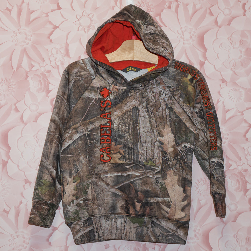 Woodland Camo Hoodie Size 4-5 (S)