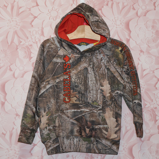 Woodland Camo Hoodie Size 4-5 (S)