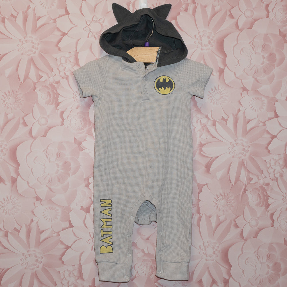 Batman Hooded Romper Size 12-18m