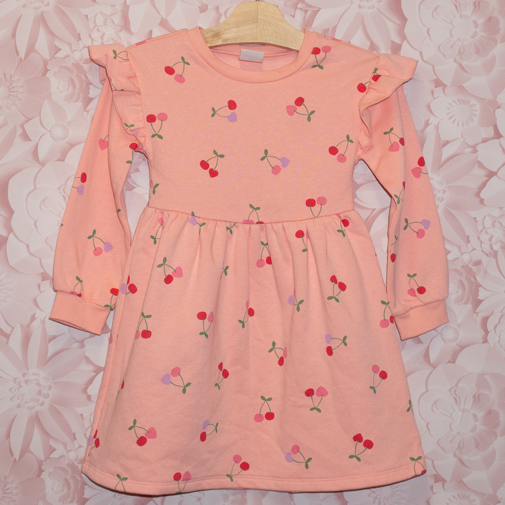 Cherry Sweatshirt Dress Size 5