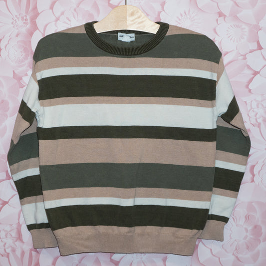 Striped Sweater Size 7-8Y
