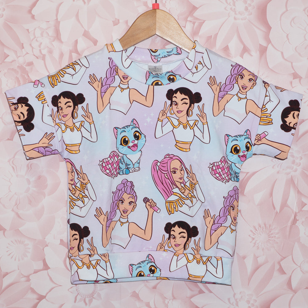 K-Pop Tee & Shorts Set Size 2T