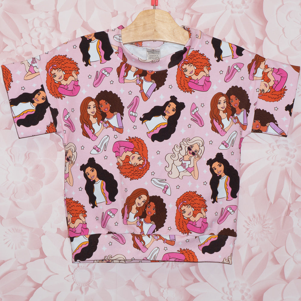Barbie Tee & Shorts Set Size 12-18m
