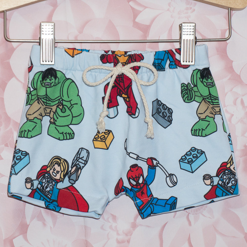 Super Hero Tee & Shorts Set Size 12-18m