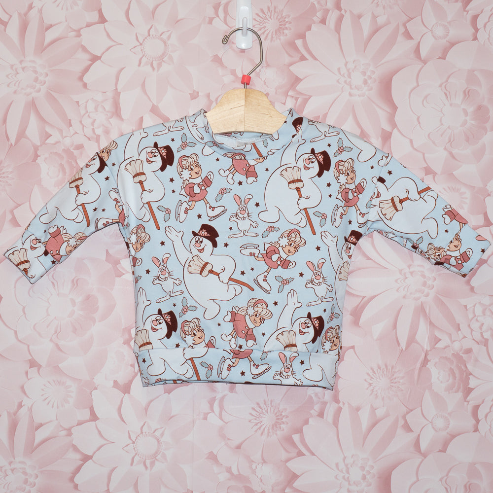 Friendly Snowman Crewneck Size 12-18m