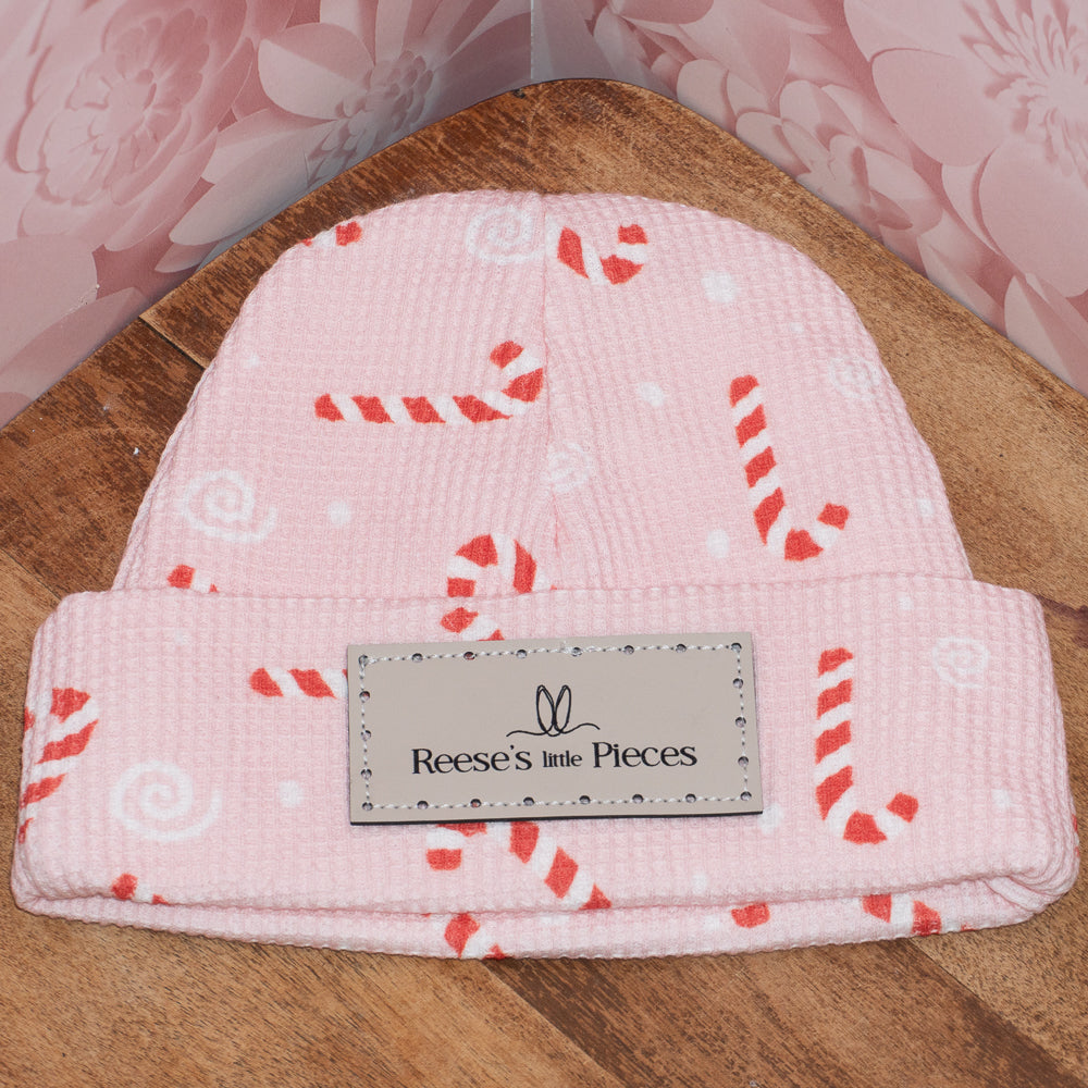 Candy Cane Beanie Size 6-18m