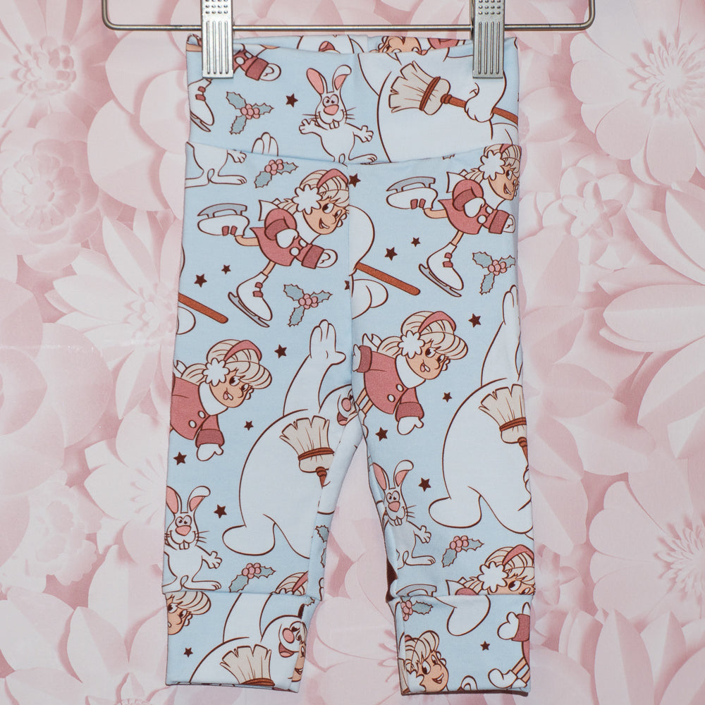 Friendly Snowman Leggings Size 3-6m