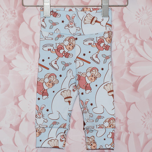 Friendly Snowman Leggings Size 3-6m