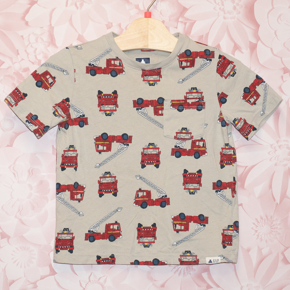Fire Truck Tee Size 5