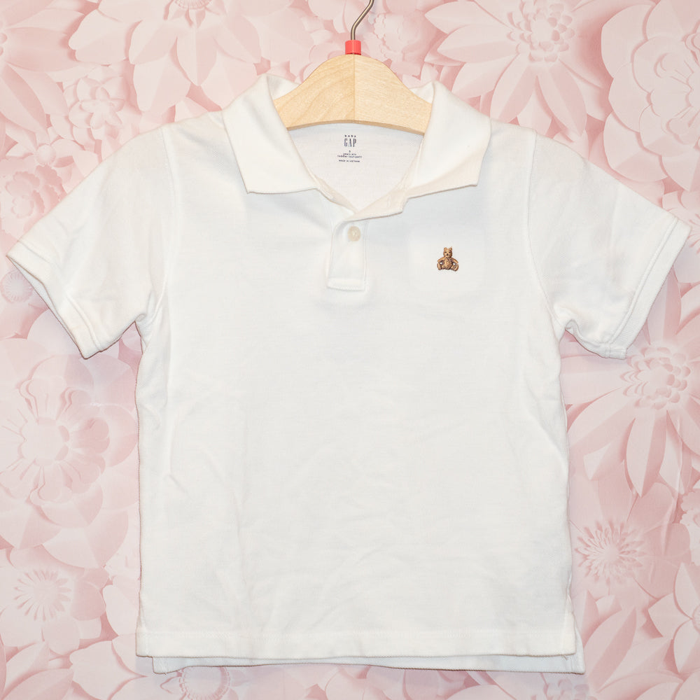 White Polo Shirt Size 5