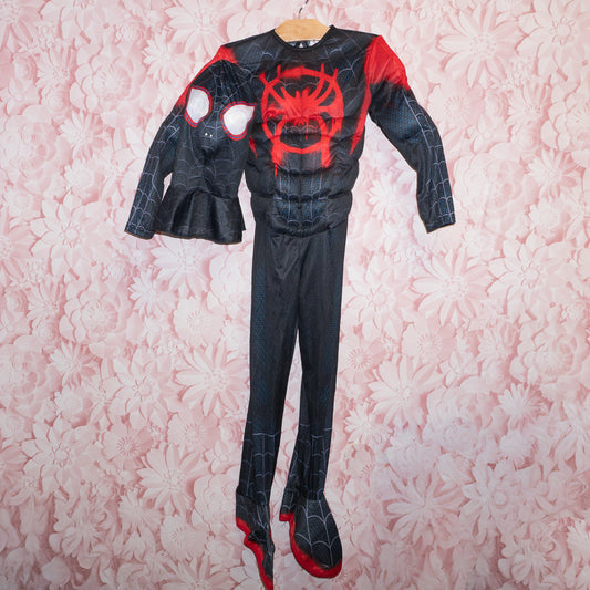 Spiderman Miles Morales Costume Size 8-10