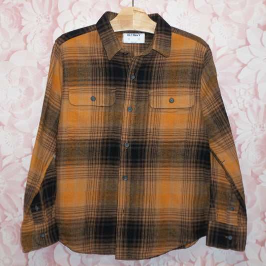 NWT Plaid Flannel Shirt Size 8