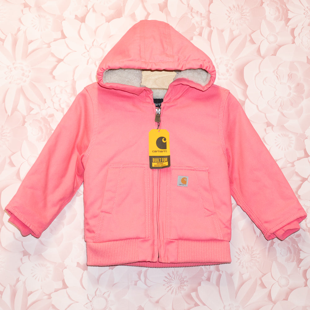NWT Pink Carhartt Jacket Size 18m