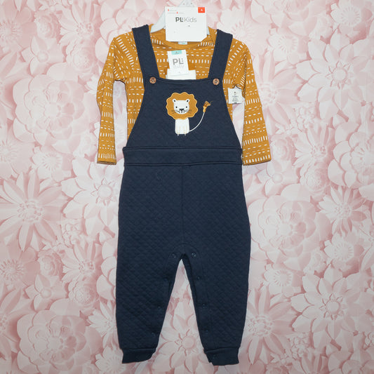NWT Lion Overalls Set Size 18m