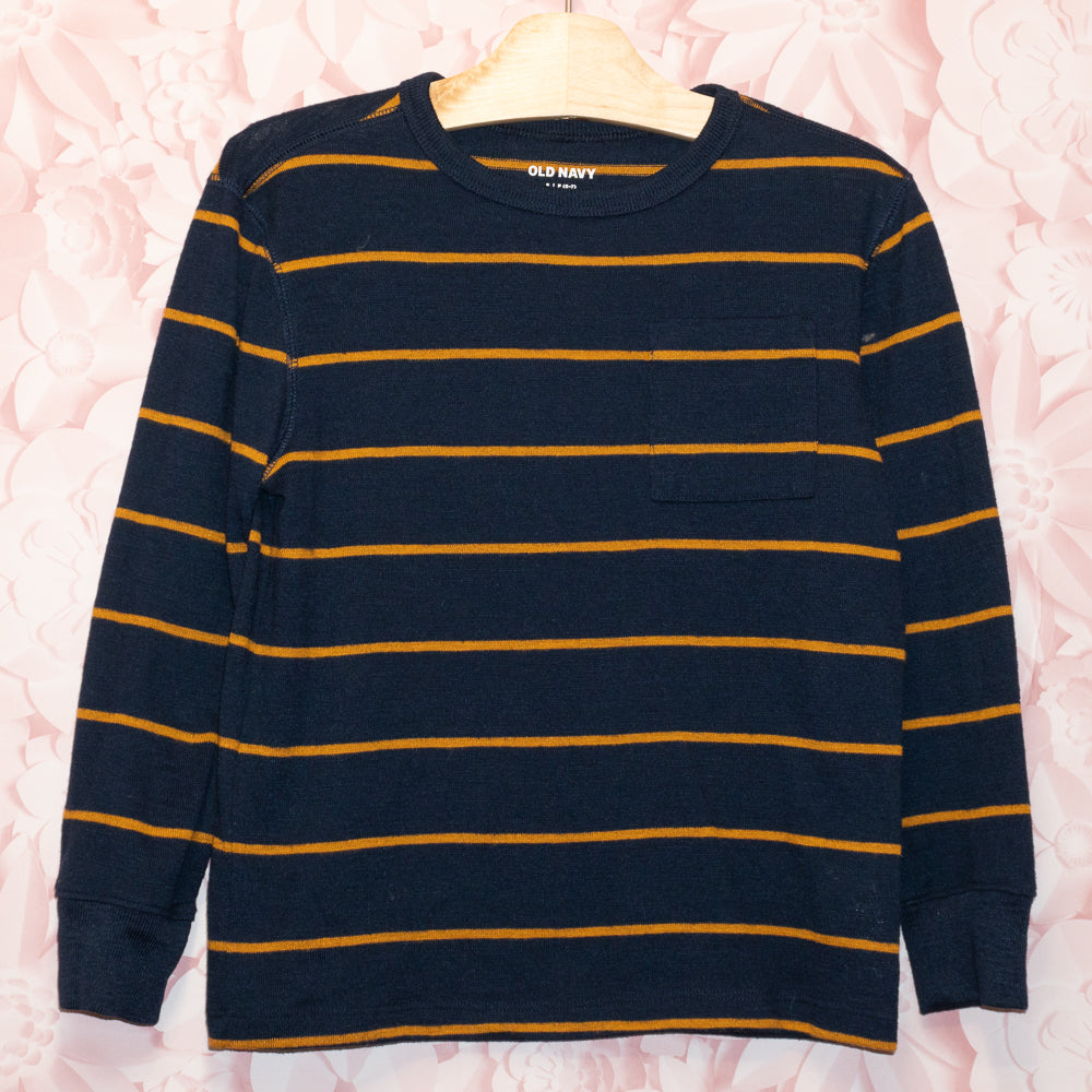 Lightweight Striped Sweater Size 6-7