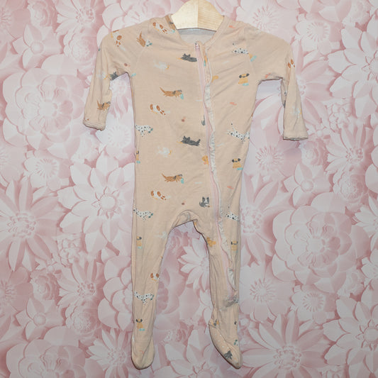 Bamboo Puppy Sleeper Size 9-12m