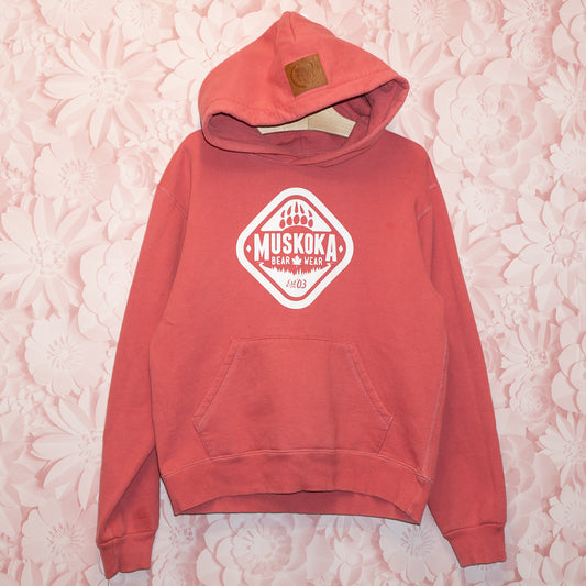 Pink Muskoka Bear Wear Hoodie Size 10-12