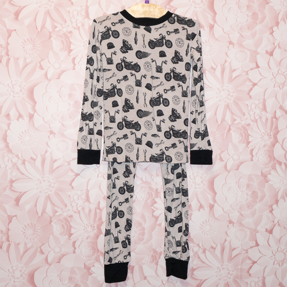 Bamboo Motorcycle Pajamas Size 5/6