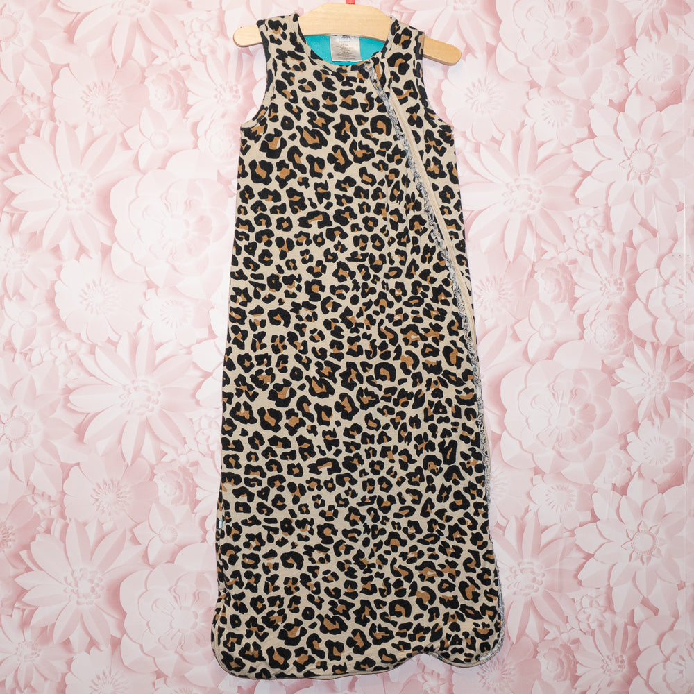 Bamboo Leopard Print 2.5 TOG Sleep Sack Size 6-18m