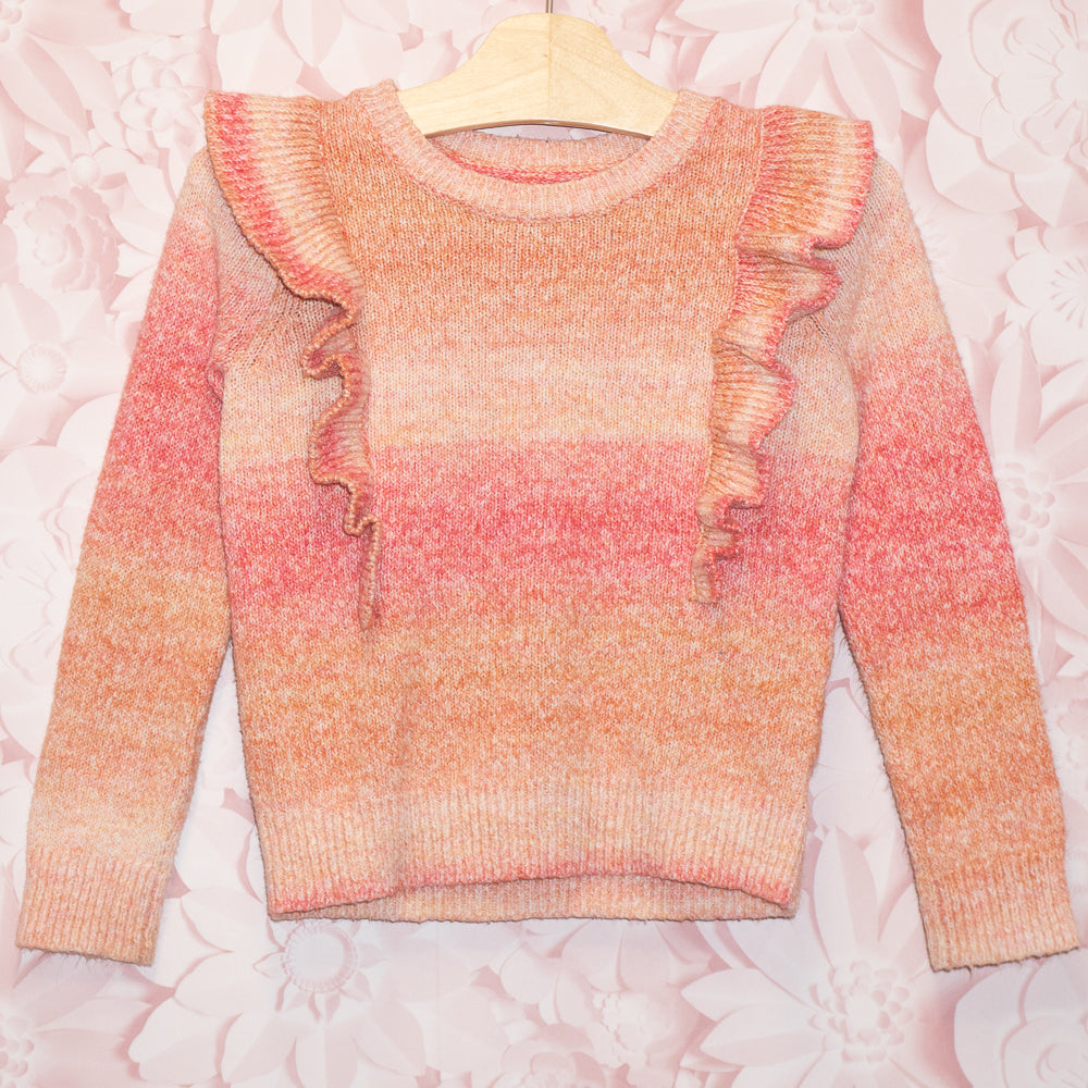 Ruffled Sweater Size 5