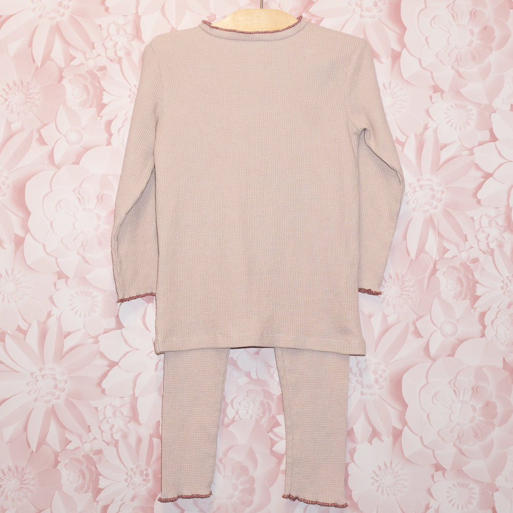 Pink Waffle Set Size 4-5