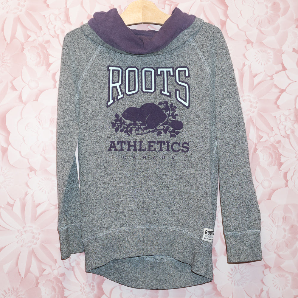 Roots Cowl Neck Sweatshirt Size 7-8