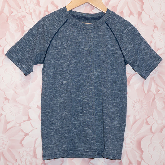 Heather Blue Athletic Tee Size 7
