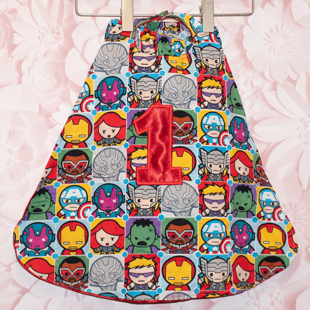 Super Hero 1st Birthday Set