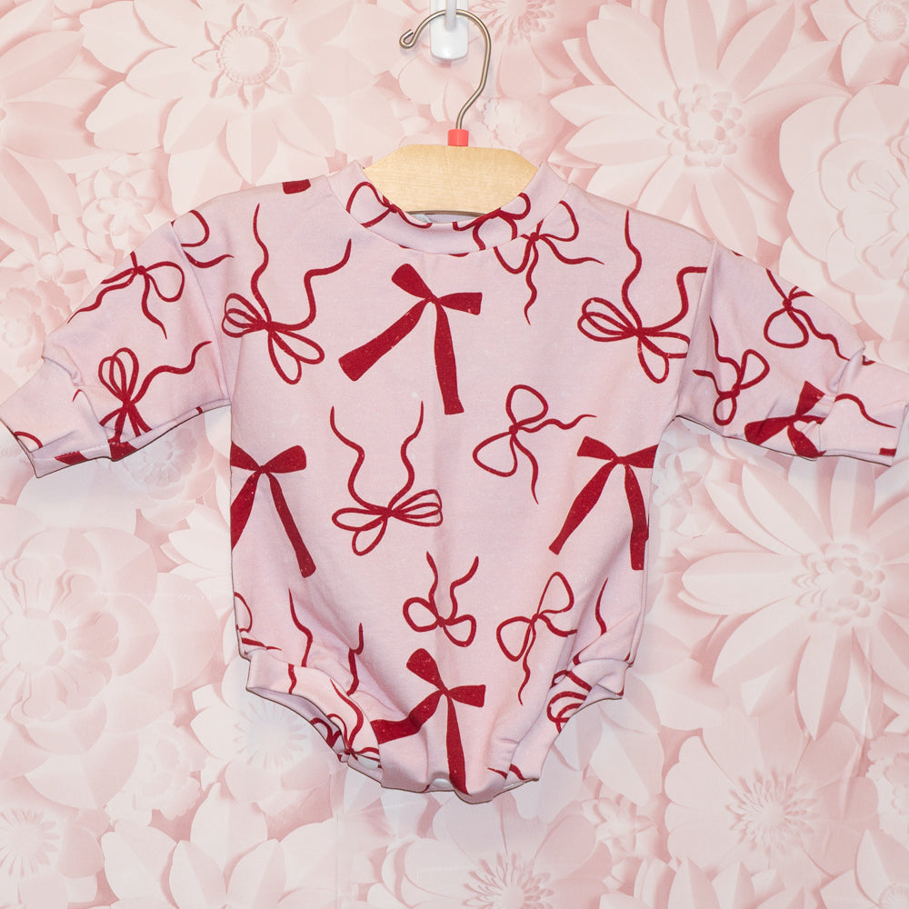 Bow Bubble Romper Size 0-3m