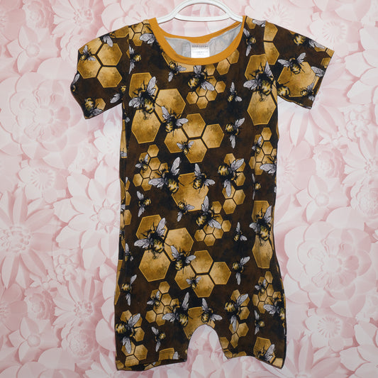 Bee Shortie Romper Size 3-4