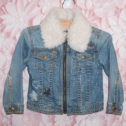 Denim Jacket w/ Removable Lining Size 4